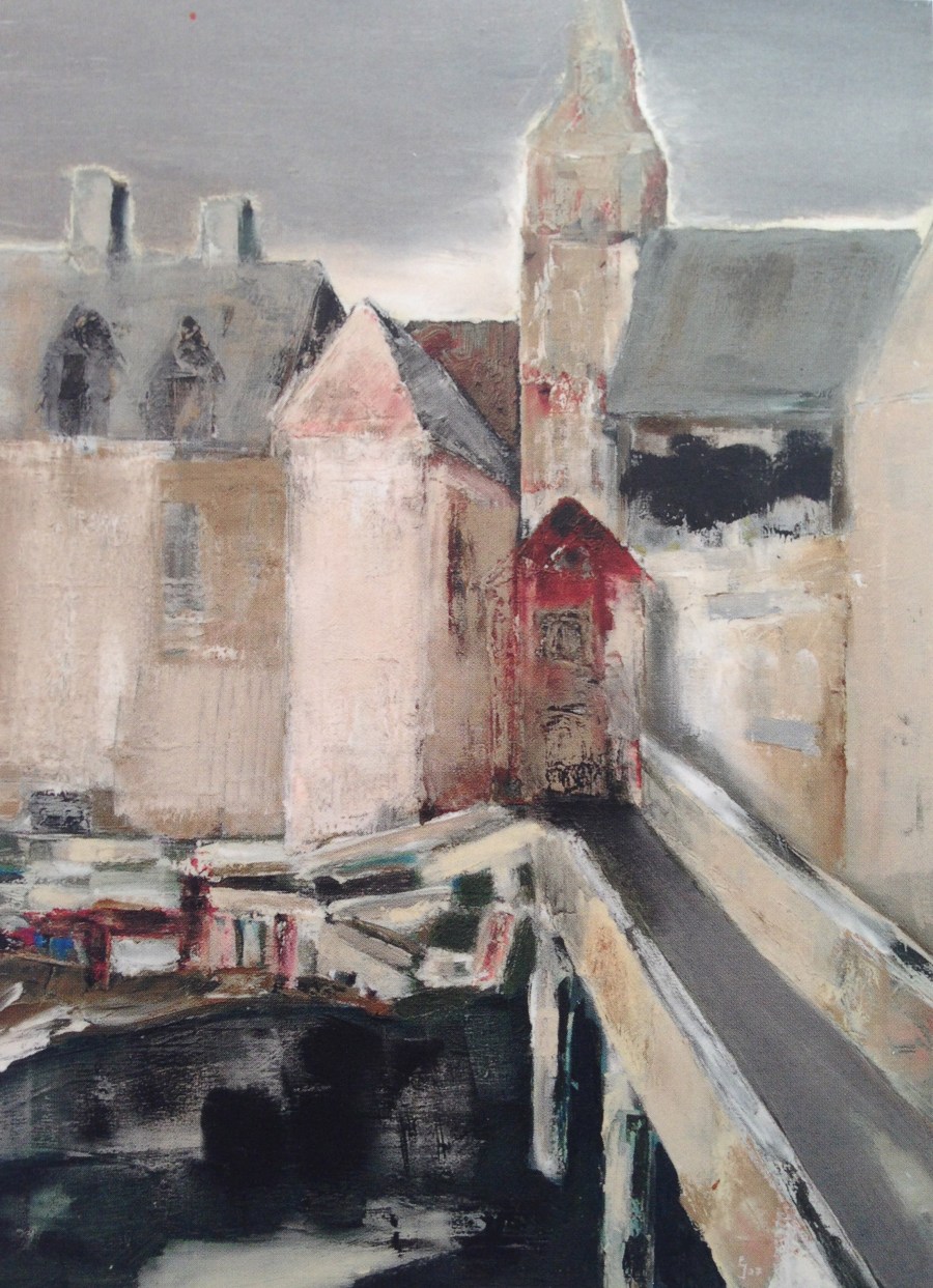 Stadtbrücke, 市橋, 2007, Öl auf Leinwand, Ernst-Ulrich Jacobi