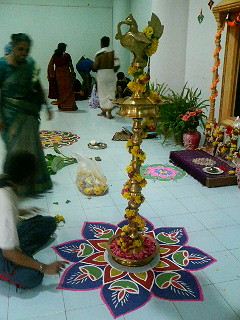 Indien, Kreide, Yoga-Campus Vivenkananda