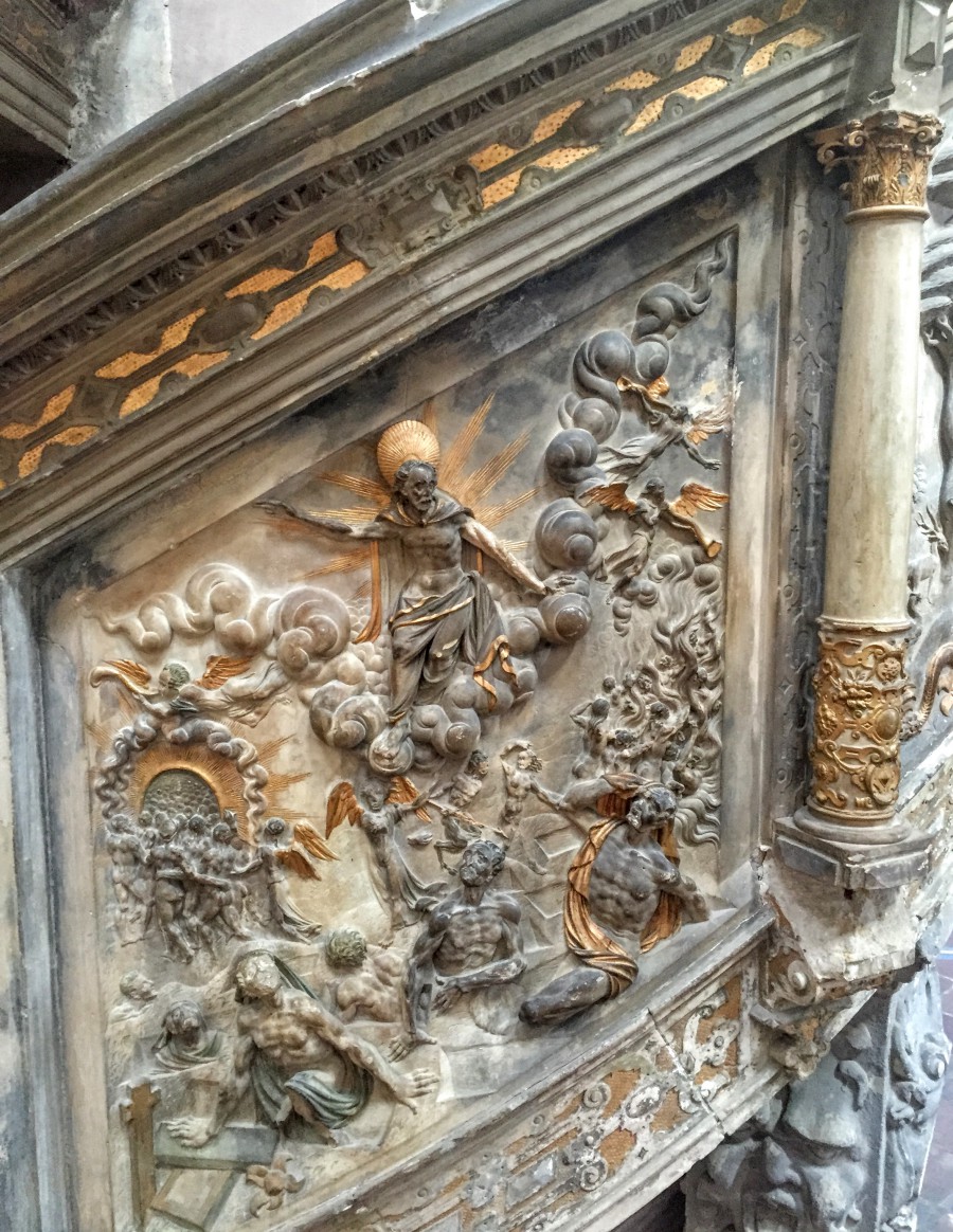 モリツ教会 講壇 (こうだん)1592・1600年ごろに