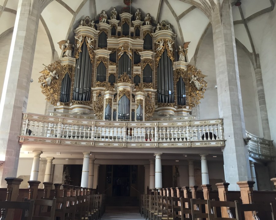 Merseburg, Ladegast Orgelメルゼブルク大聖堂でのフリードリヒラデガストオルガン。