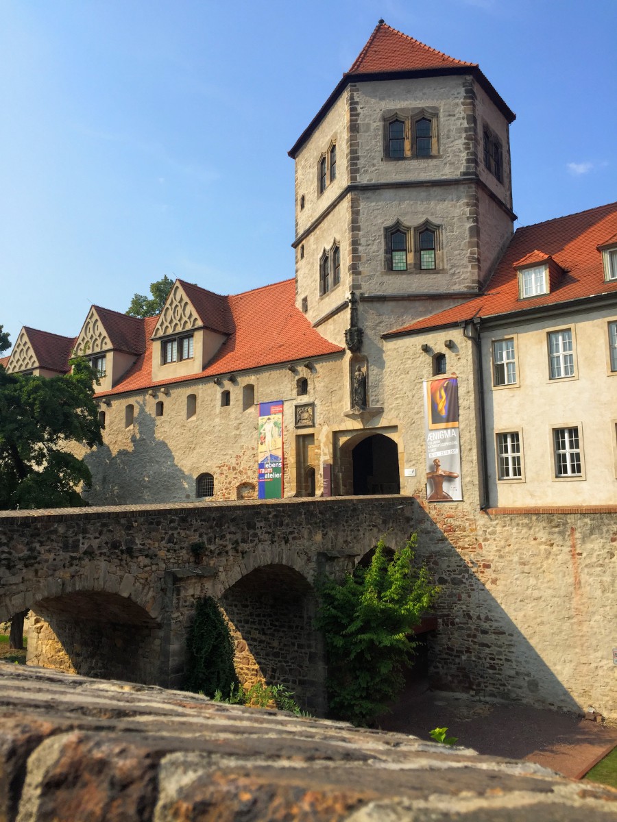 モリツ城と城の掘り Moritzburg