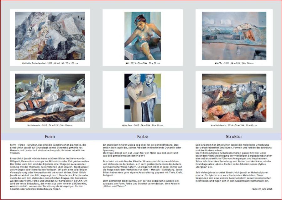 Galerie KunstLandschaft Robert Stephan Galerist, Dipl.-Ing. und Assessor Sternstraße 8D-06108 Halle (Saale)