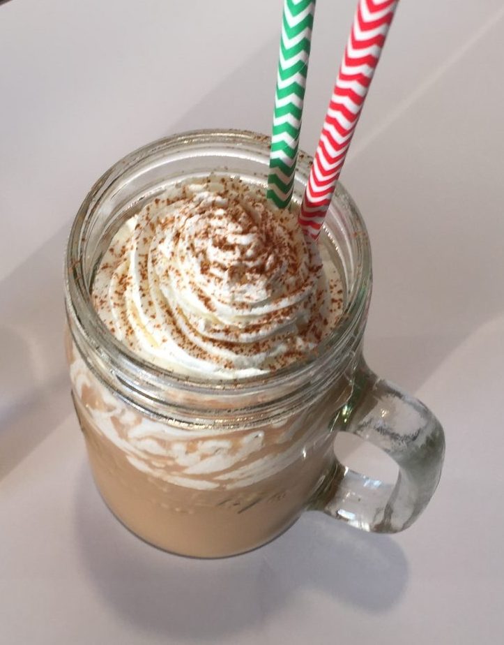 コーヒー＋牛乳＝ホイップ 　　　＋バニラアイスクリーム