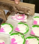 Holzform für Rakugan.